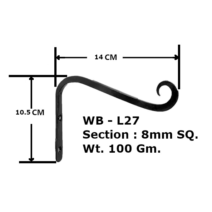 Hanging Plant Bracket WB - L27